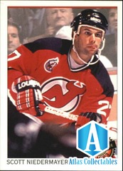 1992-93 OPC Premier Devils Hockey Card #113 Scott Niedermayer